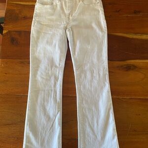Madewell Kick Out Mid Rise white Women's Jeans W24